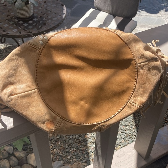 The Sak Tan Leather Hobo Handbag - Picture 5 of 11